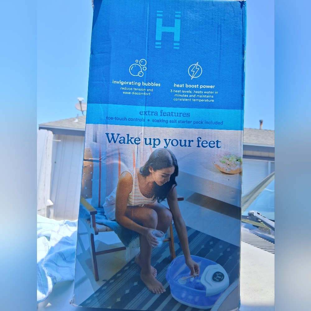 Homedics Blue Bath Accessories Foot Spa - Picture 3 of 4